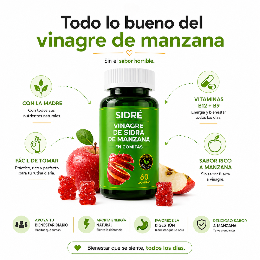 QUEMAR GRASA NUNCA FUE TAN FÁCIL | GOMITAS SIDRÉ 🍎